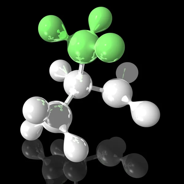 Молекулярный аланин — стоковое фото