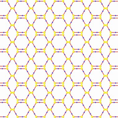 Molecular lattice clipart