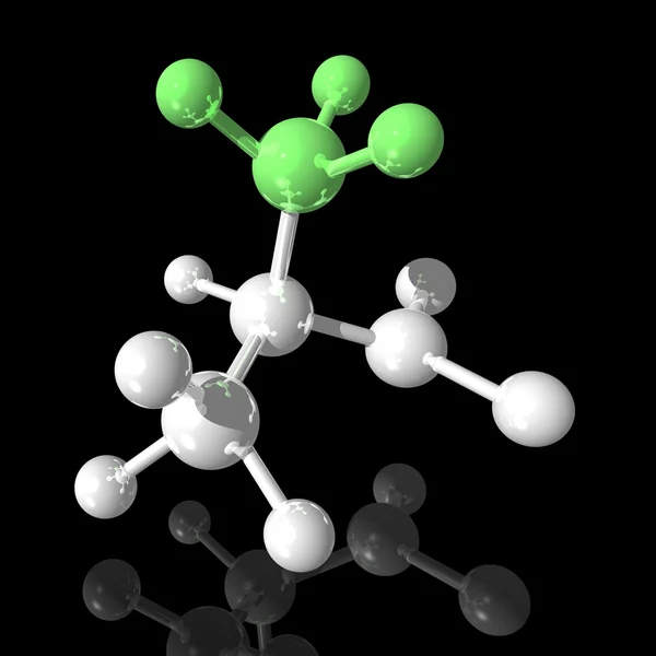 分子丙氨酸 — 图库照片