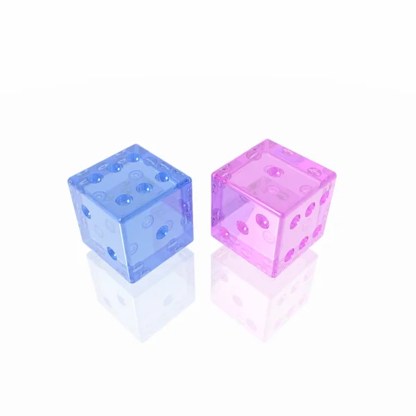 Game cubes — Stock Photo, Image