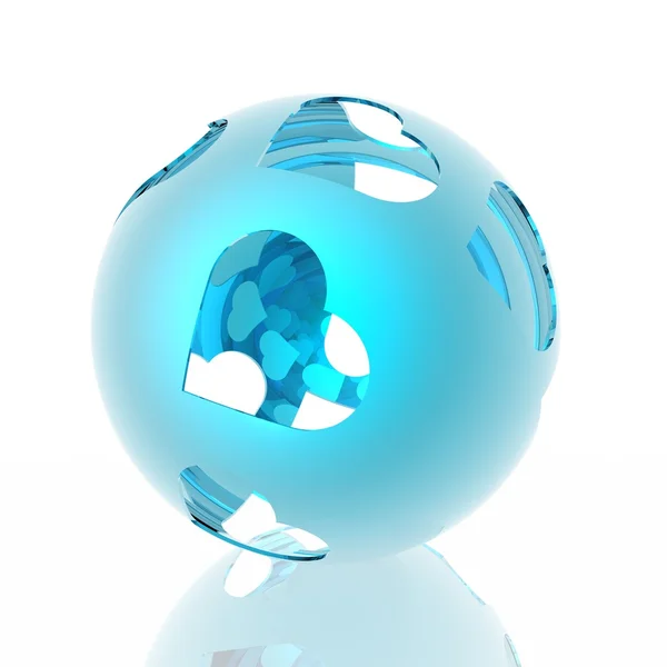 Enamoured sphere — Stock Photo, Image
