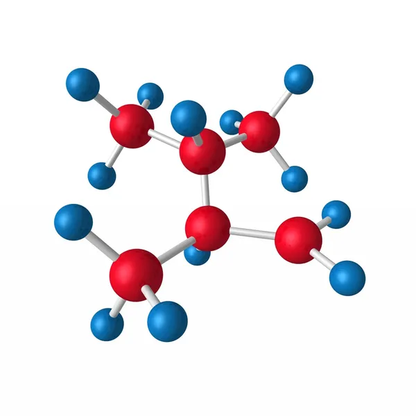 Molécula valina — Fotografia de Stock