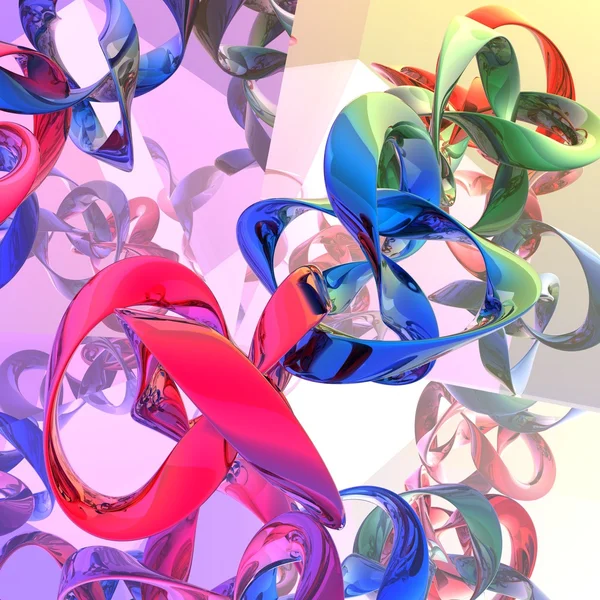 Color torus knots — Stock Photo, Image