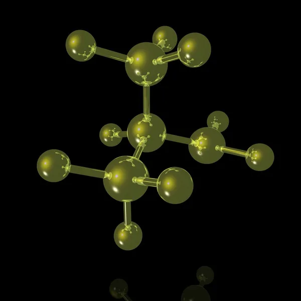 Molekyl alanin — Stockfoto