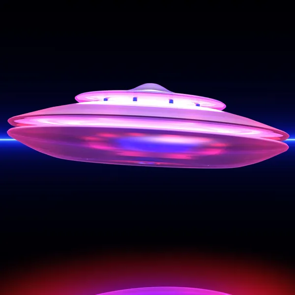 발광 ufo — 스톡 사진