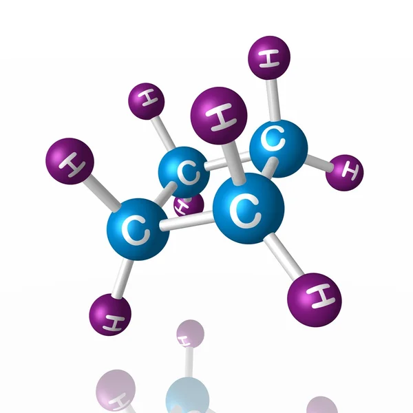 Cyclobutane — Stok fotoğraf
