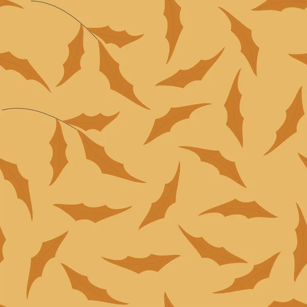 叶秋，无缝的重复模式 — 图库矢量图片