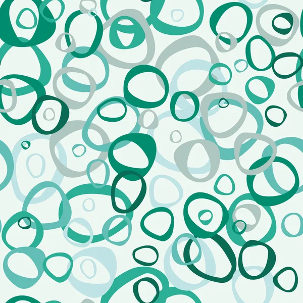 Seamless pattern with abstract rings — Stock Vector