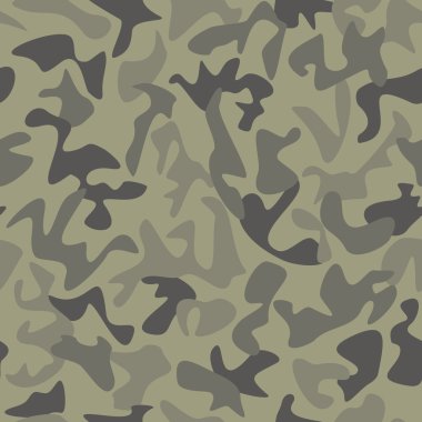 Camouflage seamless pattern clipart