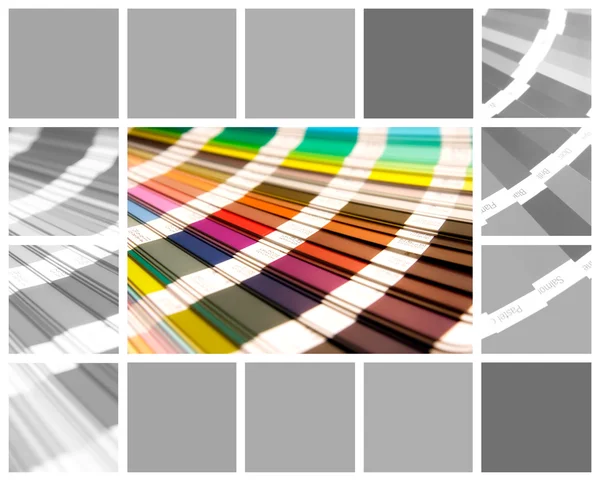 Collage pantone de color — Foto de Stock