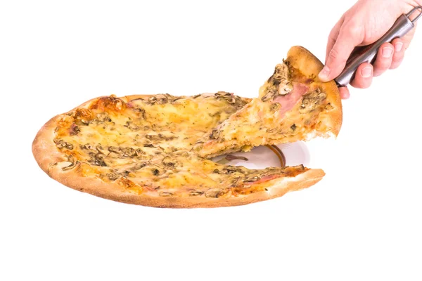 Τυρώδης πίτσα — Φωτογραφία Αρχείου