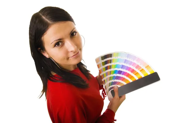 GUIDA DEL COLORE DELLE AZIENDE DONNE — Foto Stock