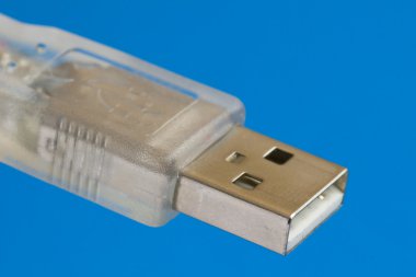 USB kablosu mavi