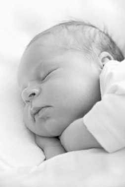 Sweet baby sleeping clipart