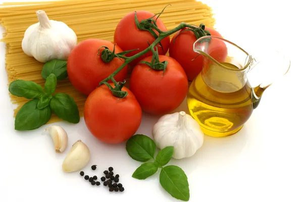 stock image Spaghetti preparation