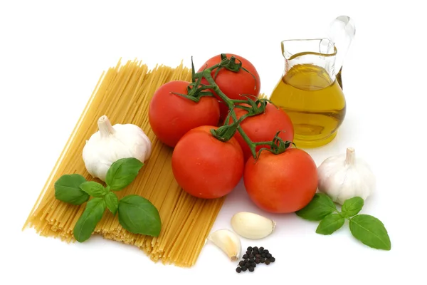 Spaghetti-Zubereitung — Stockfoto