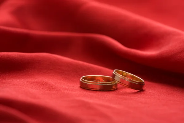 Evlilik yüzükleri. — Stok fotoğraf