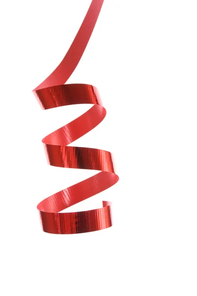 Beautiful red ribbon — Stock Photo, Image
