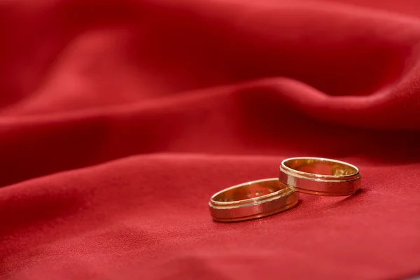 Svatební prsteny Royalty Free Stock Fotografie