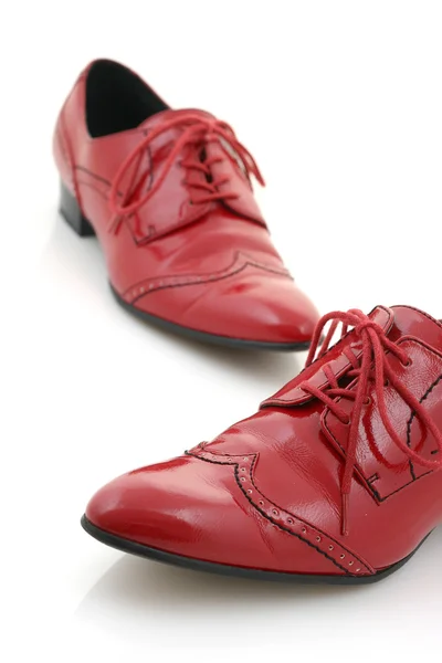 Very big red clown shoes on white — Stock Photo © ewastudio #32721233