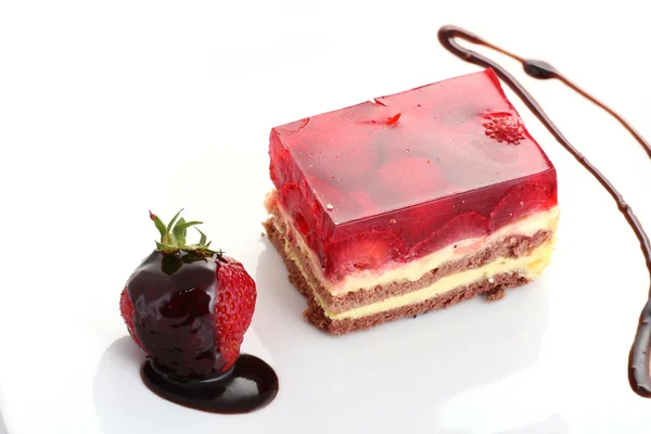 Strawberry sweet dessert — Stock Photo, Image