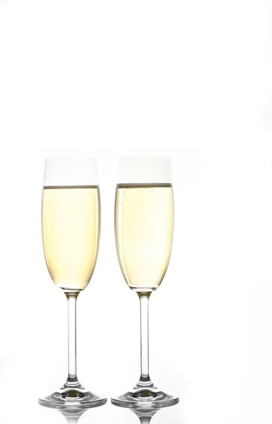 Bicchiere di champagne Immagine Stock
