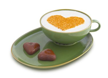 Valentine's day coffee 1 clipart