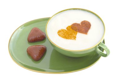 Valentine's day coffee 3 clipart