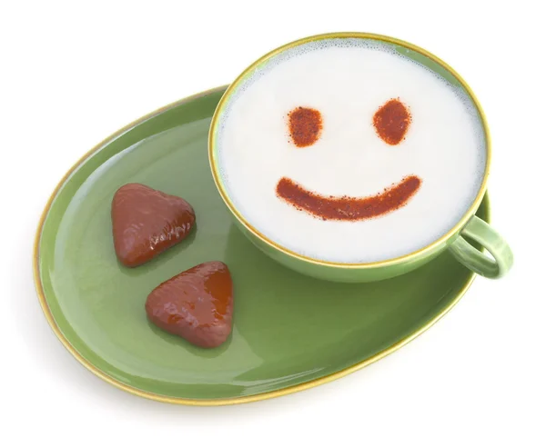 웃는 커피 — 스톡 사진