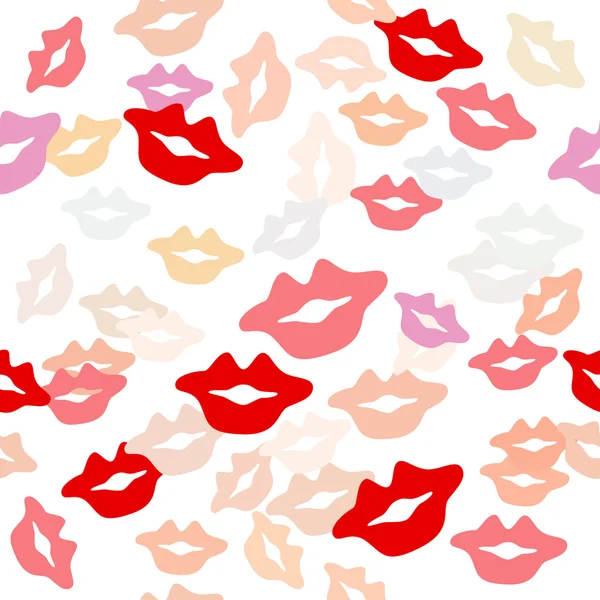 Lippen nahtlos — Stockvektor