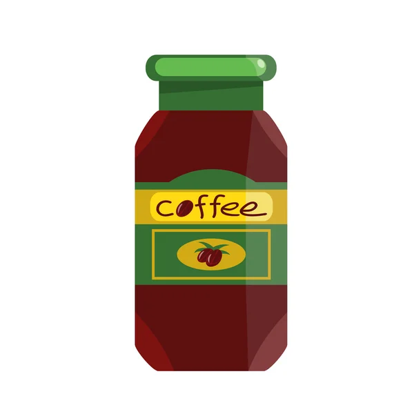 Koffie één — Stockvector