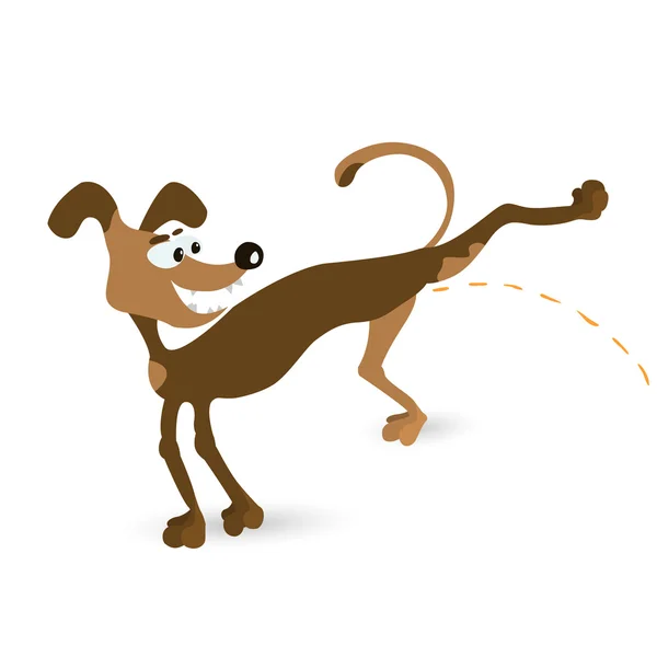 Ουρολαγνεία σκύλος — Διανυσματικό Αρχείο