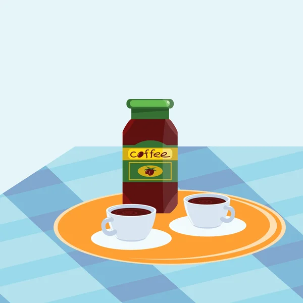 Morning coffee — Stock Vector