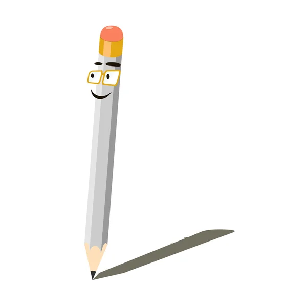 Kluger Bleistift — Stockvektor