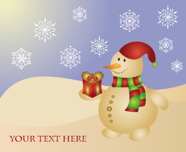 Snowman clipart