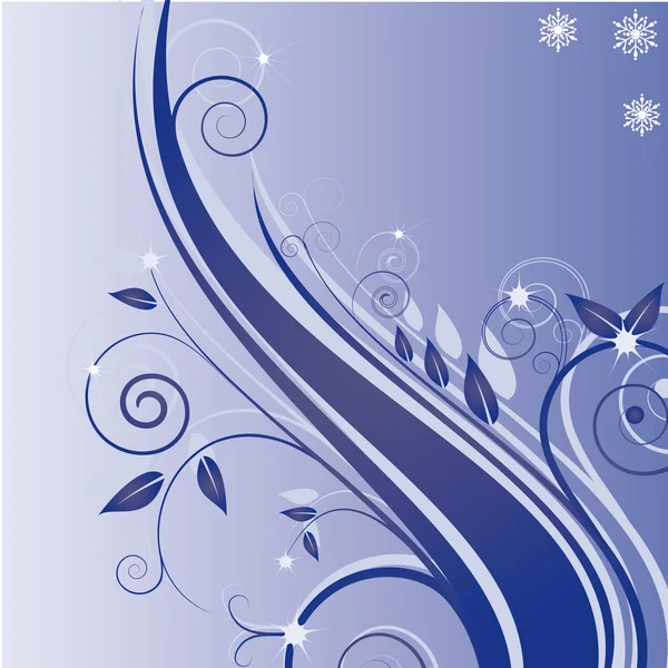 Carte hiver — Image vectorielle