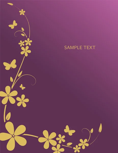 Stock vector Floral background
