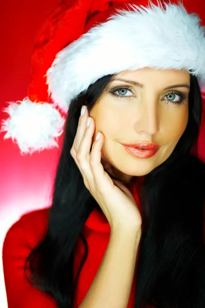 Babbo Natale donna 2 — Foto Stock