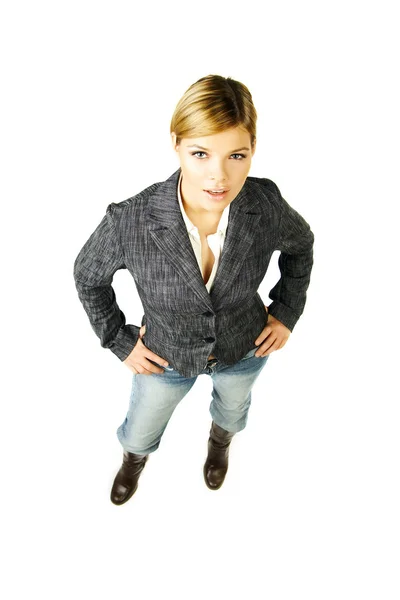 Businesswoman from Top — Stock Photo, Image
