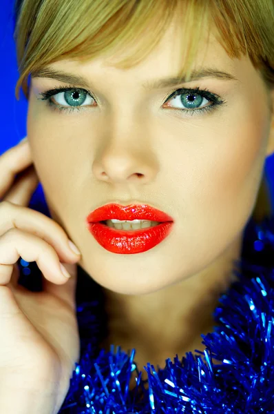 Rode lippen 2 — Stockfoto