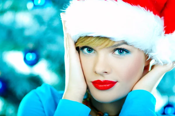 아름 다운 블루 크리스마스 — 스톡 사진