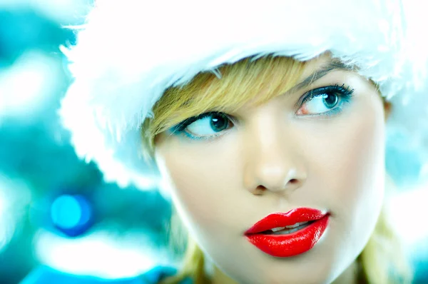 Vacker blå jul — Stockfoto