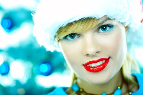 Piękny niebieski Boże Narodzenie — Zdjęcie stockowe