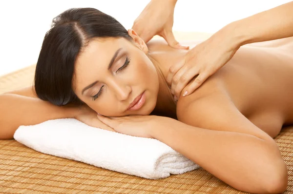Spa e massagem — Fotografia de Stock