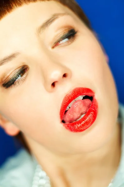 Red Lips — Stock Photo, Image