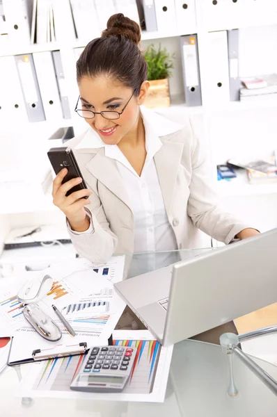 Business Woman in Office — Stock Photo, Image