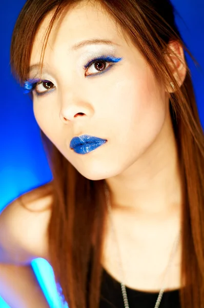 Blue Lips — Stock Photo, Image