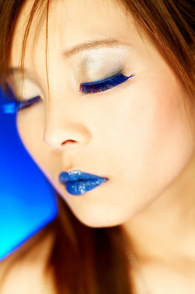 Blue Lips — Stock Photo, Image
