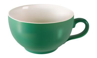 Illustration of the green coffee cup clipart