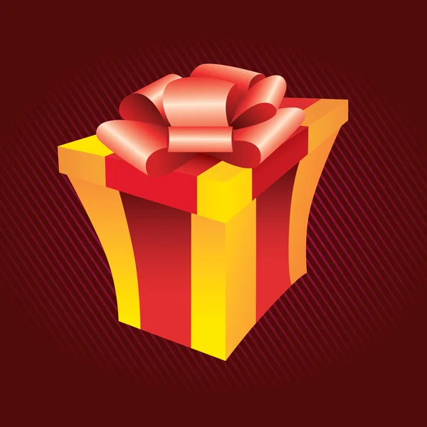 Vektor-Illustration der Geschenkbox Vektorgrafiken